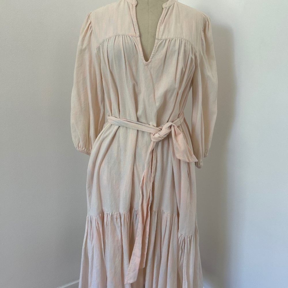 Cleobella L/S Tie Waist V-neck Midi